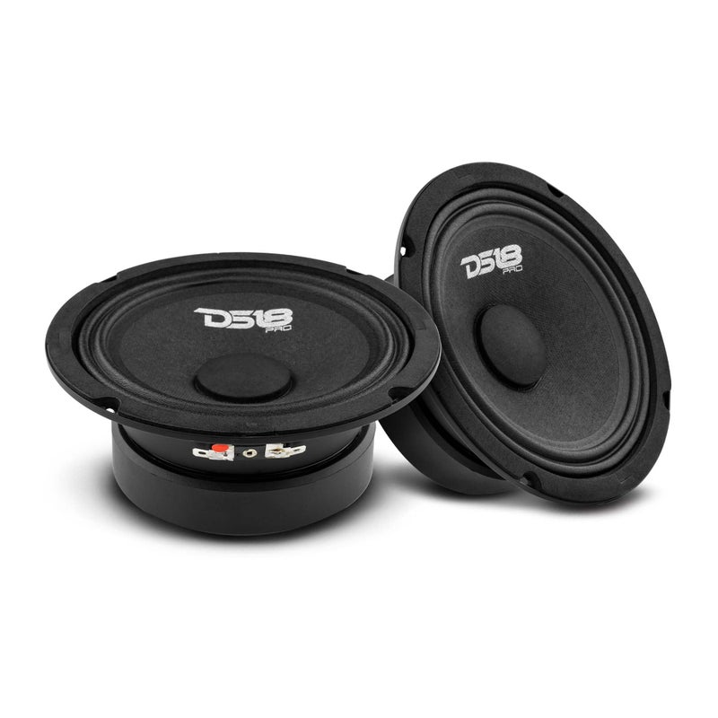 DS18 مكبر صوت DS18 PRO-GM6SE - 6.5 بوصة، متوسط المدى، خلفية مغلقة، 480 واط كحد أقصى، 140 واط RMS، 8 أوم - مكبرات صوت أبواب عالية الجودة لنظام صوت السيارة أو الشاحنة (مكبر صوت واحد) - Image 2